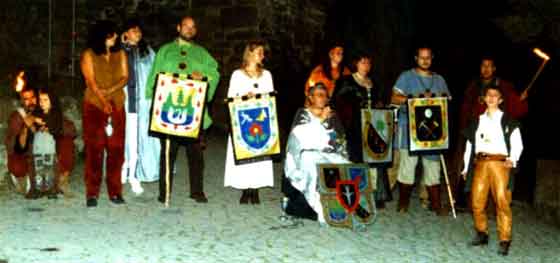 Die Naturgeister beim Fest des Friedens 1998
